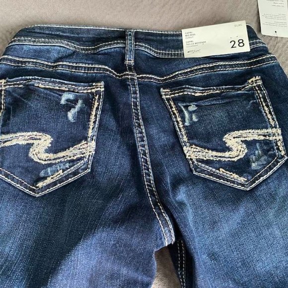 Silver Jeans Suki Mid Rise Curvy Fit 28/32 - Picture 2 of 9